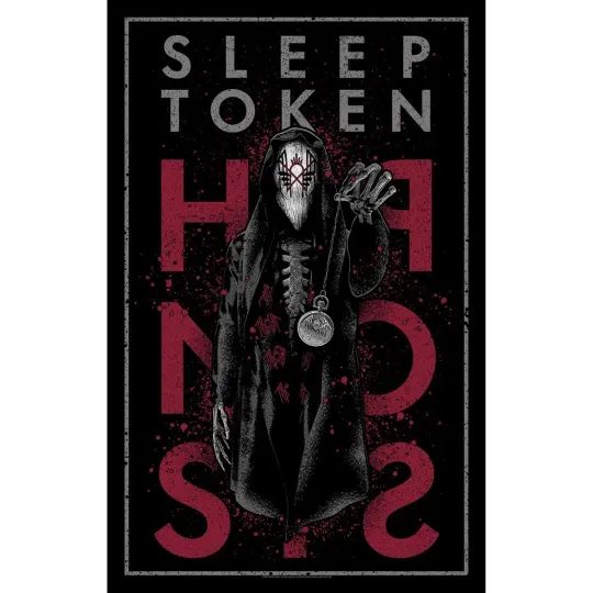 Discover SLEEP TOKEN hypnosis Premium fabric poster