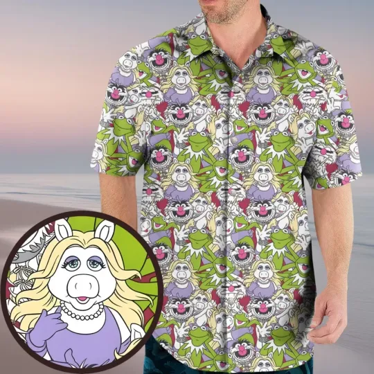 Discover The Muppets Hawaiian Shirt, Muppet Mania Vacation Shirt, Muppets Aloha Shirt