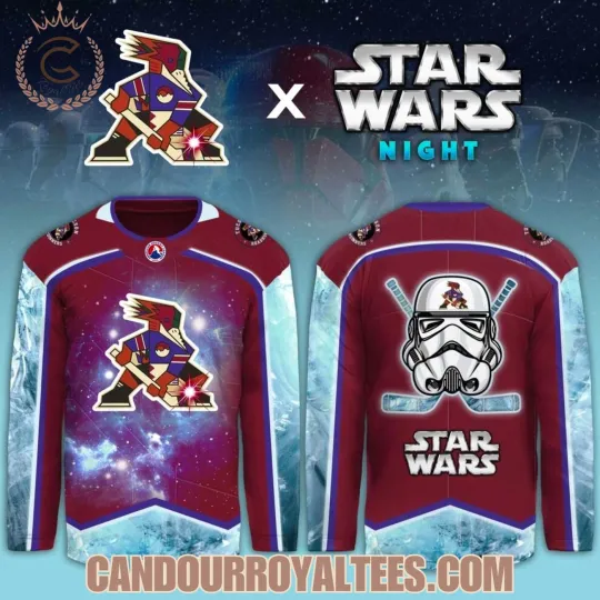 Discover Tucson Roadrunners Star Wa.rs Night Game Hockey Shirt Men's Fan Gear