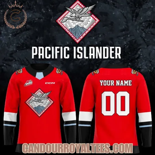Discover Personalize Portland Winterhawks Pacific Islander Celebration Night Hockey Shirt