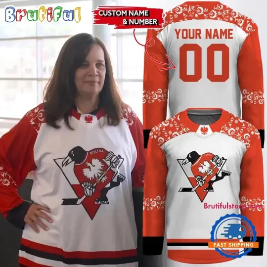 Discover Personalize Pittsburgh Penguins Celebrate Polish Night 2026 Special Hockey Shirt