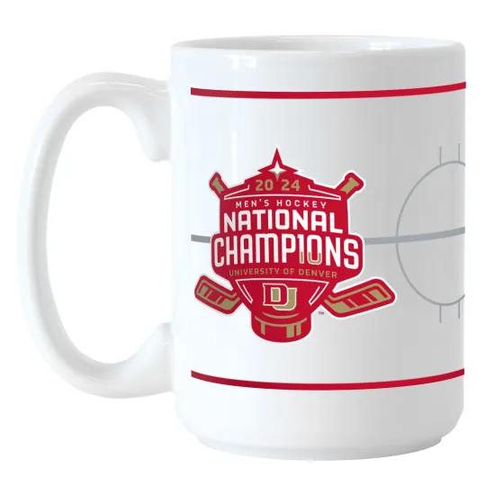 Discover Denver Pioneers 2024 NCAA Men's Ice Hockey National Champions 15oz. Sublimated