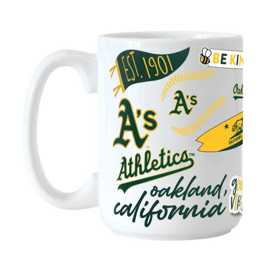 Discover Oakland Athletics 15oz. Native Ceramic Mug
