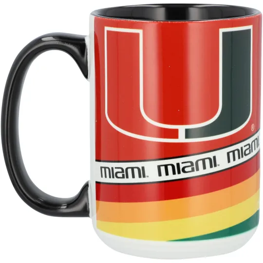 Discover Miami Hurricanes 15oz. Pride Ceramic Mug