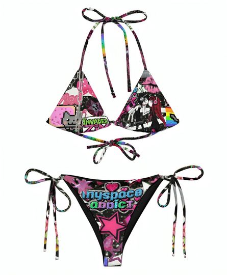 Discover Y2K Inspired Scene Rave Kawaii Bikini