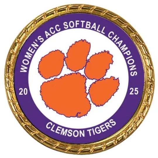 Tribute Coin Clemson Tigers 2025 Women's ACC Softball Champions Coin