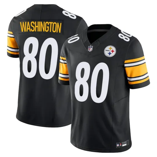 Discover Men's Steeler #80 Darnell Washington Black Limited Printed Player Jersey