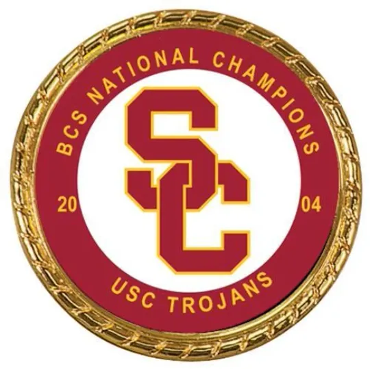 Discover Tribute Coin USC Trojans 2004 2005 Football BCS National Champions
