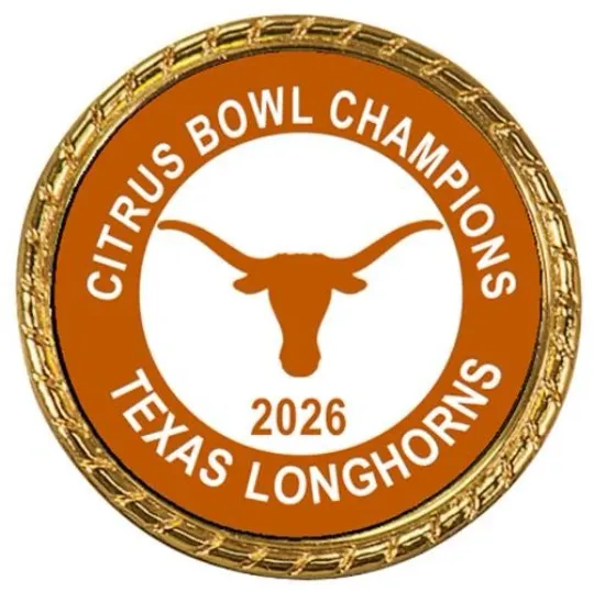 Discover Tribute Coin Texas Longhorns 2026 Citrus Bowl Champions