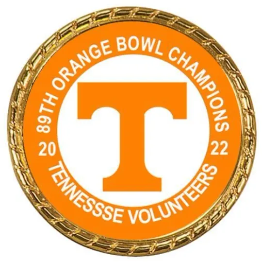 Discover Tribute Coin Tennessee Volunteers 2022 89th Orange Bowl Football Champions