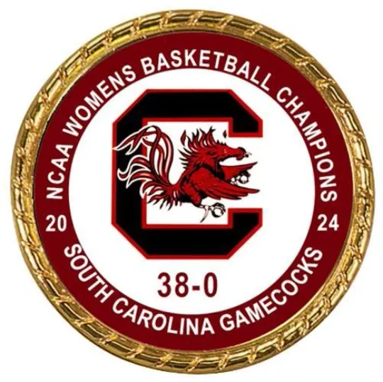 Discover South Carolina Gamecocks 2024 Women's Basketball Championship Tribute Coin