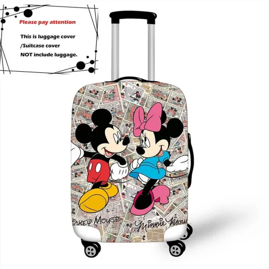 Discover Disney Mickey Luggage Cover, Gift For Cartoon Lover, Gift For Her