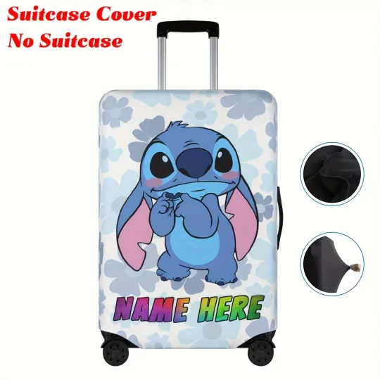 Discover Stitch Angel Luggage Cover , Gift For Cartoon Lover, Gift For Her
