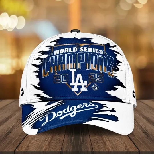 Discover Dodgers 2025 World Series Champions Classic Cap