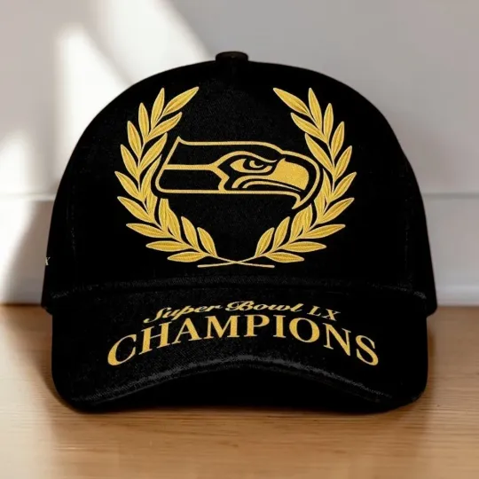 Discover Seahawks 2025 SBowl LX Champions Classic Cap