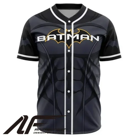 Batman Baseball Jersey | DC Jersey