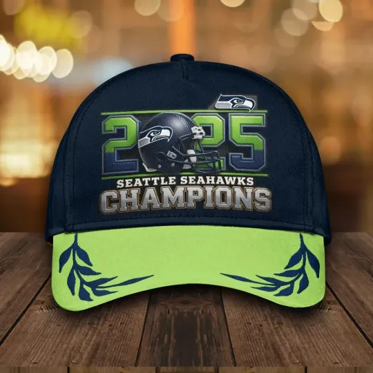 Discover Seahawks 2025 SBowl LX Champions Classic Cap