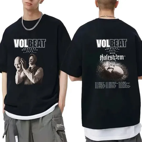Discover Volbeat 2023 World Tour Double Sided T-Shirt