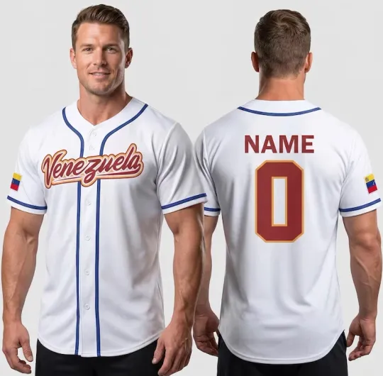 Discover Venezuela Baseball Jersey 2026 World Baseball Classic, Custom Jersey
