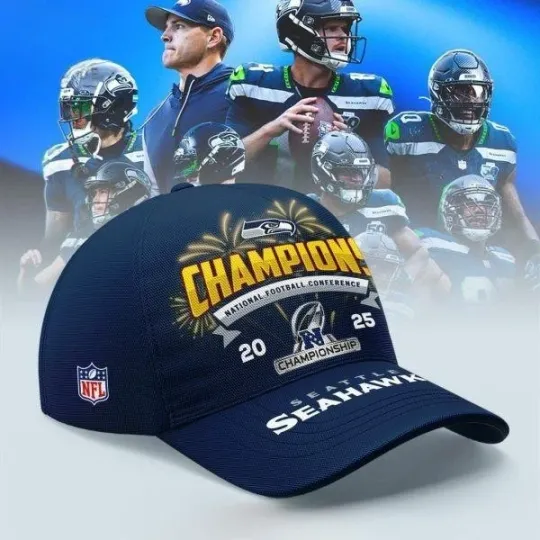 Discover Seahawks National Football Conference Championship Cap