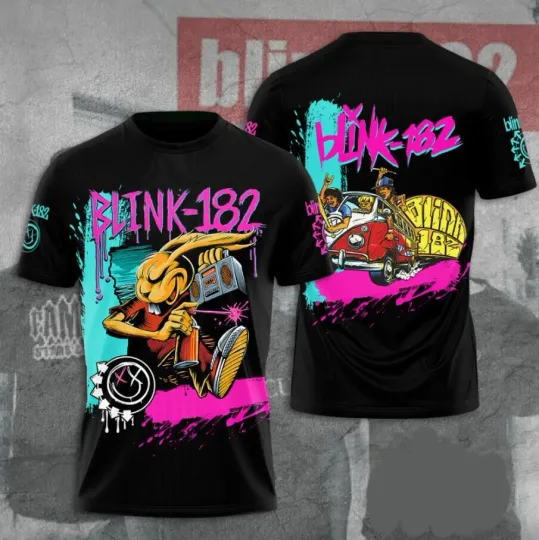 Unisex 3D T-Shirt B182 Music Band Design Men Women