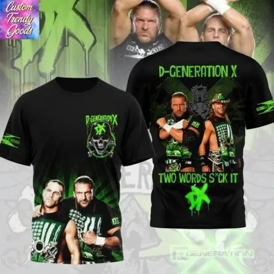 Discover D-Generation X Two Words For You 3D T-Shirt M692