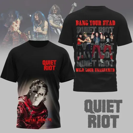 Discover Q Riot Metal Health 2025 Inspired 3D T-Shirt Gift 2025 M627