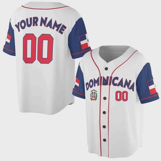 Personalized Dominican Republic Team 2026 World Baseball Classic Jersey White