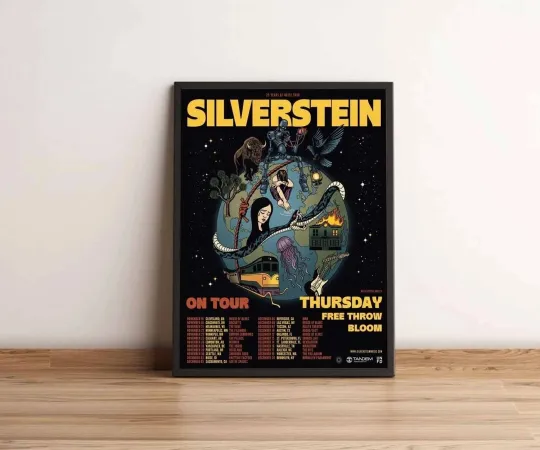 Discover Silverstein 25 Years of Noise Tour North America 2025 Poster