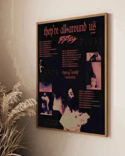 Evanescence & Poppy Tour 2025 Poster