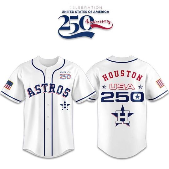 Discover Astros America 250th Anniversary 2026 Baseball Jersey