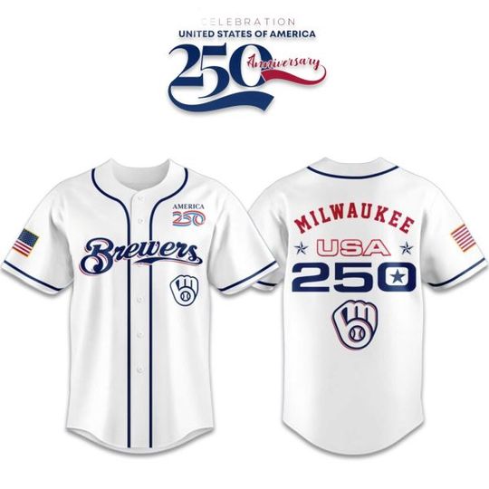 Brewers America 250th Anniversary 2026 Baseball Jersey