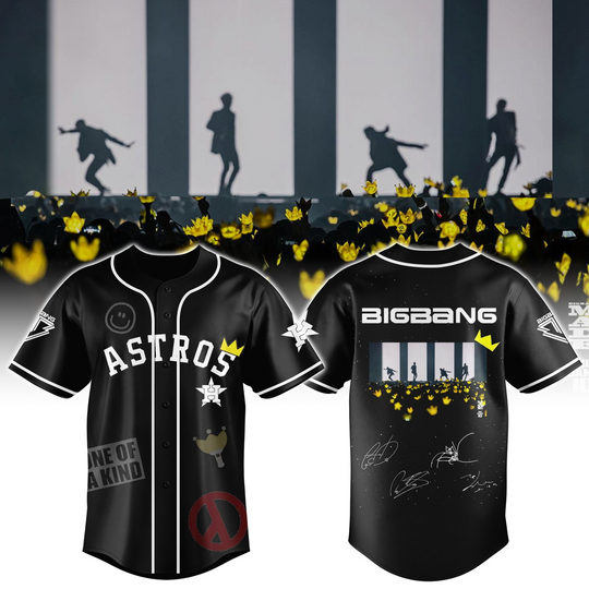 Houston Astros x BigBang World Tour 2026 Baseball Jersey