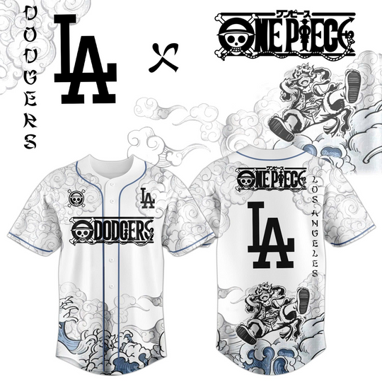 Los Angeles Dodgers x Luffy Gear 5 Collector Baseball Jersey