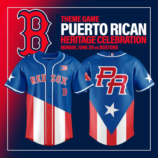 Discover Boston Red Sox Puerto Rican Heritage Celebration 2026 Limited Baseball Jersey