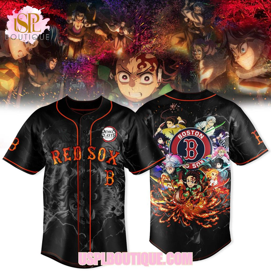 Boston Red Sox x demon New Design 2026 Black Jersey