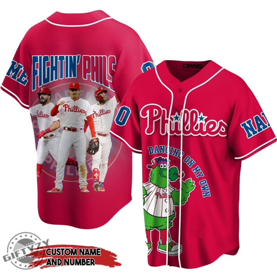 Discover Phillies Mlb Custom Name Baseball Jersey Shirt