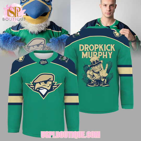 Springfield Thunderbirds Dropkick Murphys 2026 Green Jersey