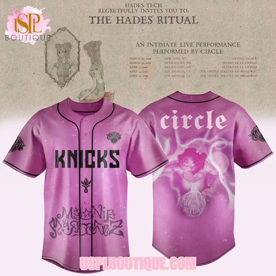 Discover New York Knicks “Circle” The Hades Ritual 2026 Pink Jersey