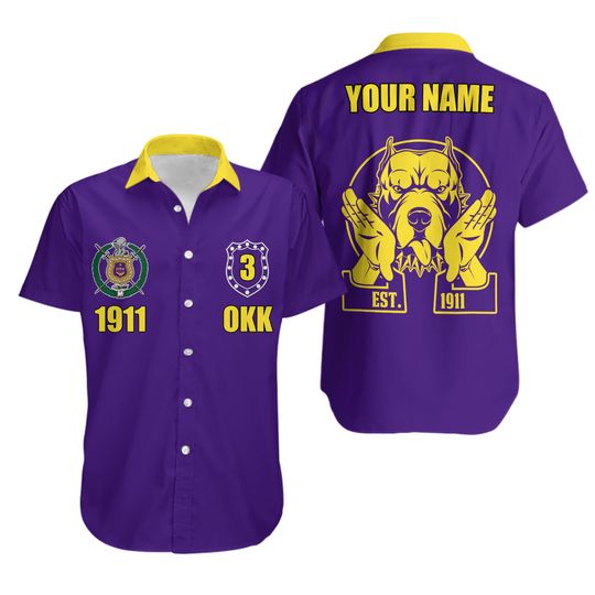 Omega Psi Phi Shirt, Omega Psi Phi Hawaiian Shirt Men, Sorority Short Sleeve Shirt, Gift For Him