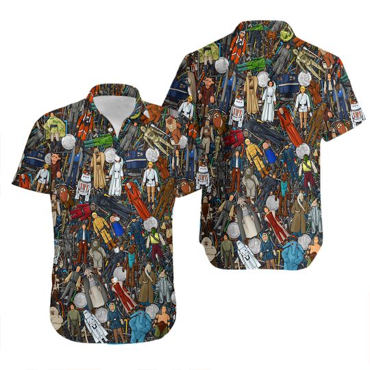 Star Wars Characters Figures Hawaiian Shirt