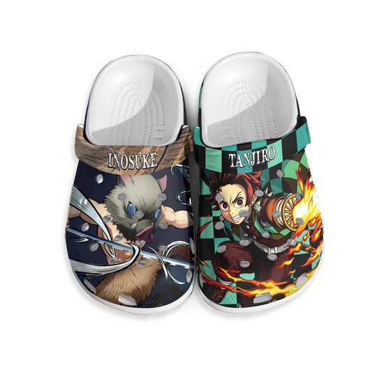 tanjiror and Inosuke Clogs Shoes