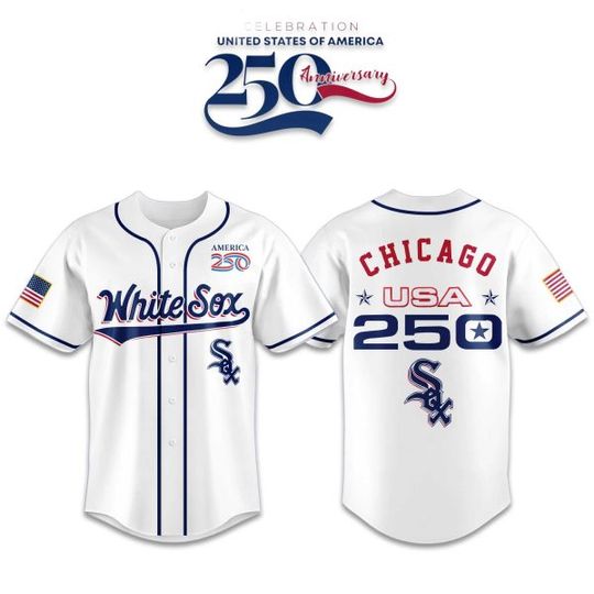 White Sox America 250th Anniversary 2026 Baseball Jersey