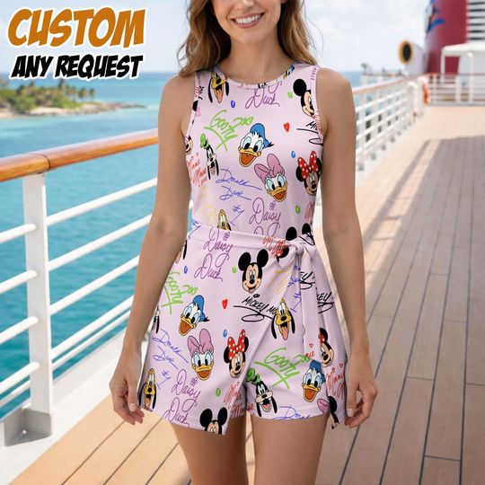 Discover Mickey and Friends Tennis Dress Skirt, Disney Cruise Line Skirt, Women Dress, Dress Skirt For Women, Sport Disney Dress