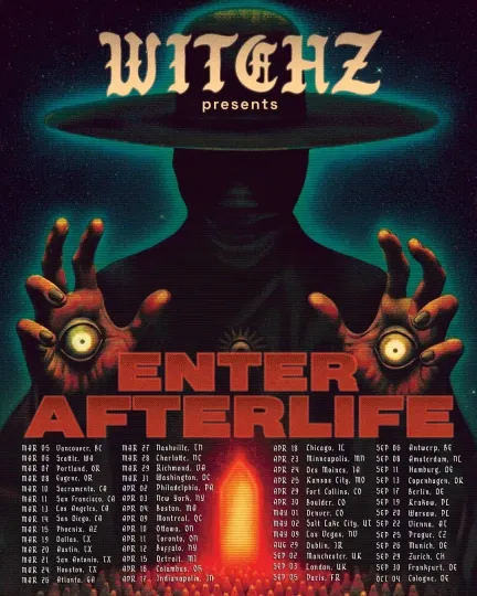 Discover Witchz 2026 Poster | Music Concert Event Art Print