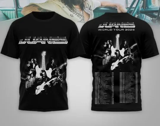 Discover Juanes World Tour 2026 AOP 3D T-Shirt