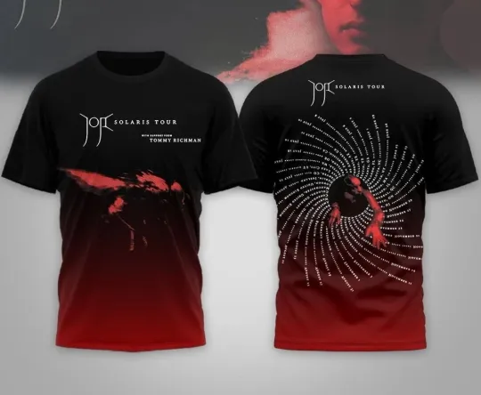 Joji Solaris Tour 2026 Tommy Richman AOP 3D T-Shirt