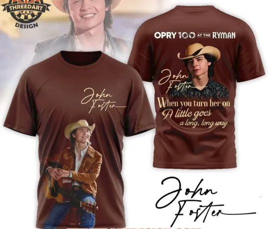 Discover John Foster Opry 100 At The Ryman AOP 3D T-Shirt