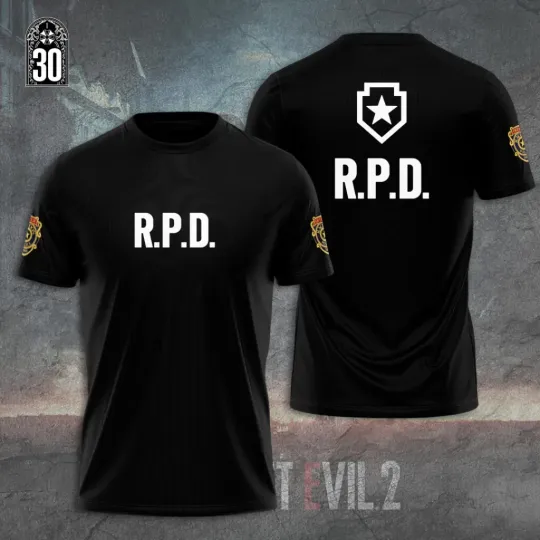 Discover Resident Evil 2 Remake x Leon Scott Kennedy 3D Apparel