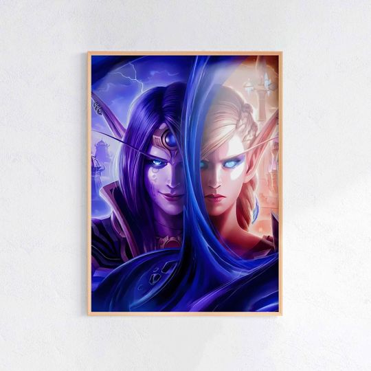 World of Warcraft Poster, Gaming Room Poster, Gaming Wall Poster, Gaming Print Poster, Game Gift, Video Games Poster, Gaming Wall Art